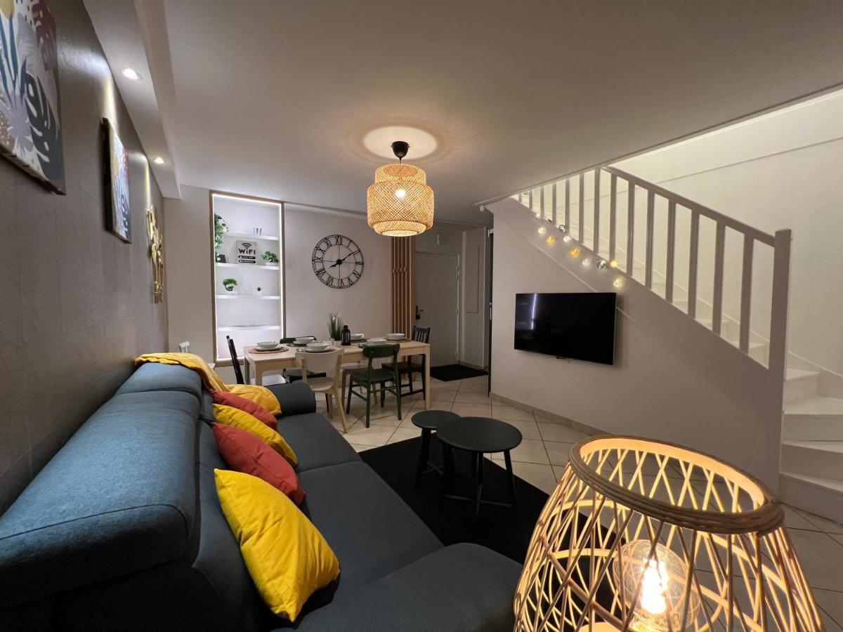 Ferienwohnung T3 Flat Moderne Sur 2 Etages Metro Parking Free Entrance Autonome Rouen Exterior foto